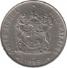 Монета. Южно-Африканская республика (ЮАР). 50 центов 1985 год. ав.