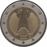 Монета. Германия. Набор евро 8 монет 2003 год. 1, 2, 5, 10, 20, 50 центов, 1, 2 евро. (G). ав.
