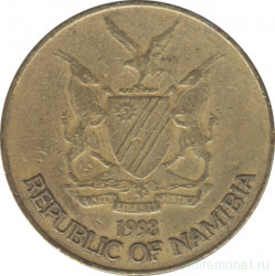 Монета. Намибия. 1 доллар 1998 год.