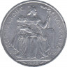 Монета. Новая Каледония. 5 франков 1992 год.  ав.