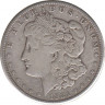 Монета. США. 1 доллар 1921 год. Монетный двор S. ав.