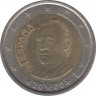 Монета. Испания. 2 евро 2000 год. ав.