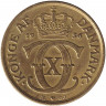 Монета. Дания. 1 крона 1936 год.