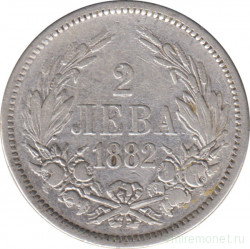 Монета. Болгария. 2 лева 1882 год.