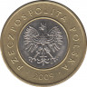 Монета. Польша. 2 злотых 2009 год. ав.