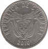 Монета. Колумбия. 50 песо 2010 год. ав.