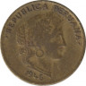 Монета. Перу. 5 сентаво 1946 год. ав.