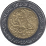 Монета. Мексика. 1 песо 1999 год. рев.