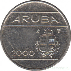 Монета. Аруба. 10 центов 2000 год.