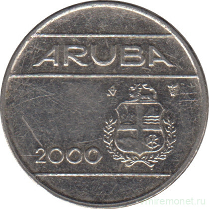 Монета. Аруба. 10 центов 2000 год.