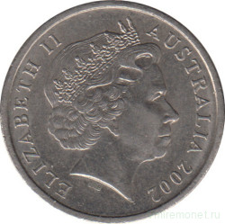 Монета. Австралия. 5 центов 2002 год.