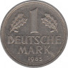 Монета. ФРГ. 1 марка 1985 год. Монетный двор - Гамбург (J). ав.