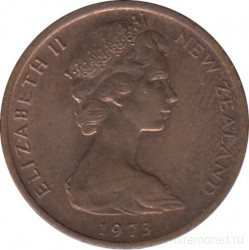 Монета. Новая Зеландия. 1 цент 1973 год.