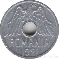 Монета. Румыния. 25 бань 1921 год.