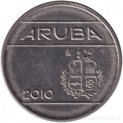 Монета. Аруба. 25 центов 2010 год.