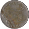 Монета. Бермудские острова. 5 центов 2000 год. ав.