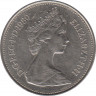 Монета. Великобритания. 5 новых пенсов 1980 год. ав.