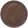 Монета. Индия Британская. 1/12 анны 1909 год.