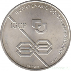 Монета. Португалия. 1000 эскудо 1997 год. 200 лет общественному  кредиту.