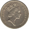 Монета. Великобритания. 1 фунт 1994 год. рев.