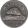 Монета. Канада. 5 центов 1978 год. ав.
