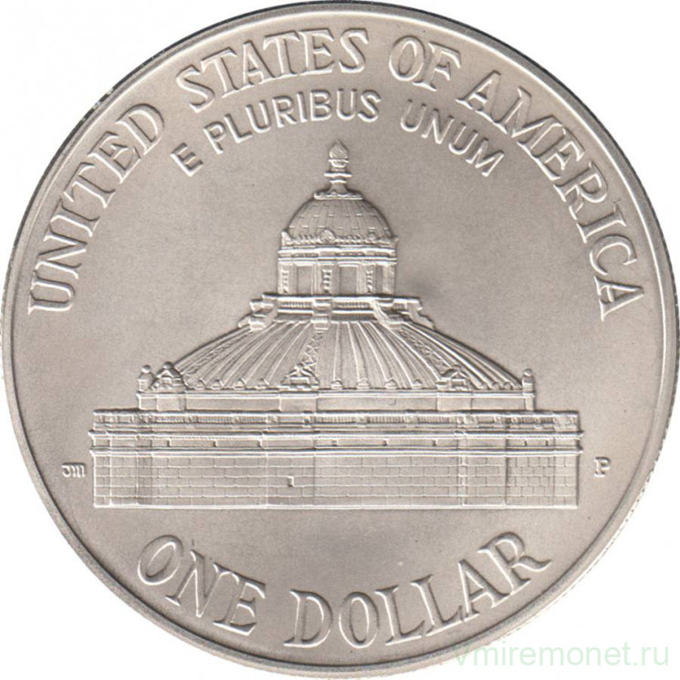 Монета. США. 1 доллар 2000 год (P). 200 лет Библиотеке Конгресса.