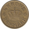 Монета. Дания. 1/2 кроны 1926 год. рев.