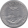  Монета. Сан-Марино 1 лира 1982 год. рев.