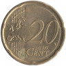 Монета. Германия. 20 центов 2016 год. (G). 