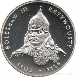 Монета. Польша. 200 злотых 1982 год. Польские правители - князь Болеслав III Криворотый.