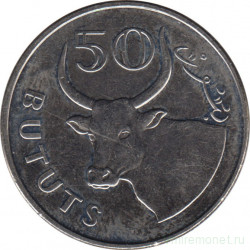 Монета. Гамбия. 50 бутутов 2011 год.