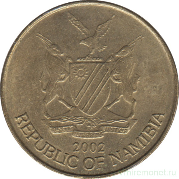 Монета. Намибия. 1 доллар 2002 год.