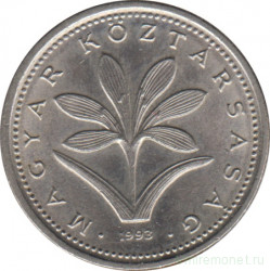 Монета. Венгрия. 2 форинта 1993 год.