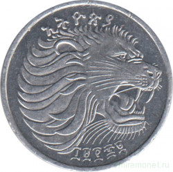 Монета. Эфиопия. 1 сантим 1977 год.