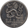 Монета. Чехия. 5 крон 1999 год. ав.