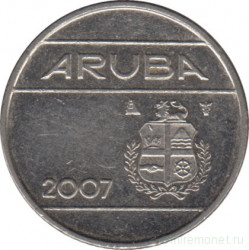 Монета. Аруба. 10 центов 2007 год.