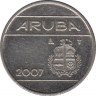 Монета. Аруба. 10 центов 2007 год. ав.