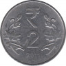 Монета. Индия. 2 рупии 2011 год. Новый тип. ав.