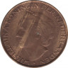 Монета. Нидерланды. 5 центов 1948 год. рев.