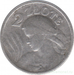 Монета. Польша. 2 злотых 1924 год.