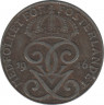  Монета. Швеция. 2 эре 1946 год . ав.