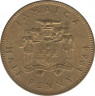Монета. Ямайка. Полпенни 1964 год. ав.