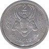 Монета. Мадагаскар. 2 франка 1948 год. рев.