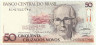 Банкнота. Бразилия. 50 крузейро (50 новых крузадо) 1989 год. Тип 219a.