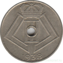 Монета. Бельгия. 5 сантимов 1938 год. BELGIQUE-BELGIE.