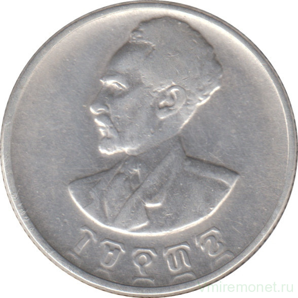 Монета. Эфиопия. 50 центов 1944 год.