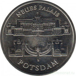 Монета. ГДР. 5 марок 1986 год. Потсдам - Новый дворец.