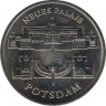  Монета. ГДР. 5 марок 1986 года. Потсдам - Новый дворец. ав.