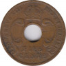 Монета. Британская Восточная Африка. 5 центов 1936 год. Новый тип. KN. рев.