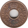 Монета. Британская Восточная Африка. 1 цент 1956 год. (KN). рев.